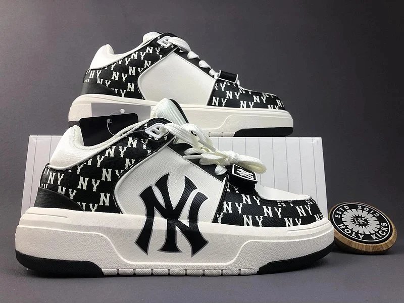 New York Yankees x Holy Kicks NY Logo Print Chunky Sneakers