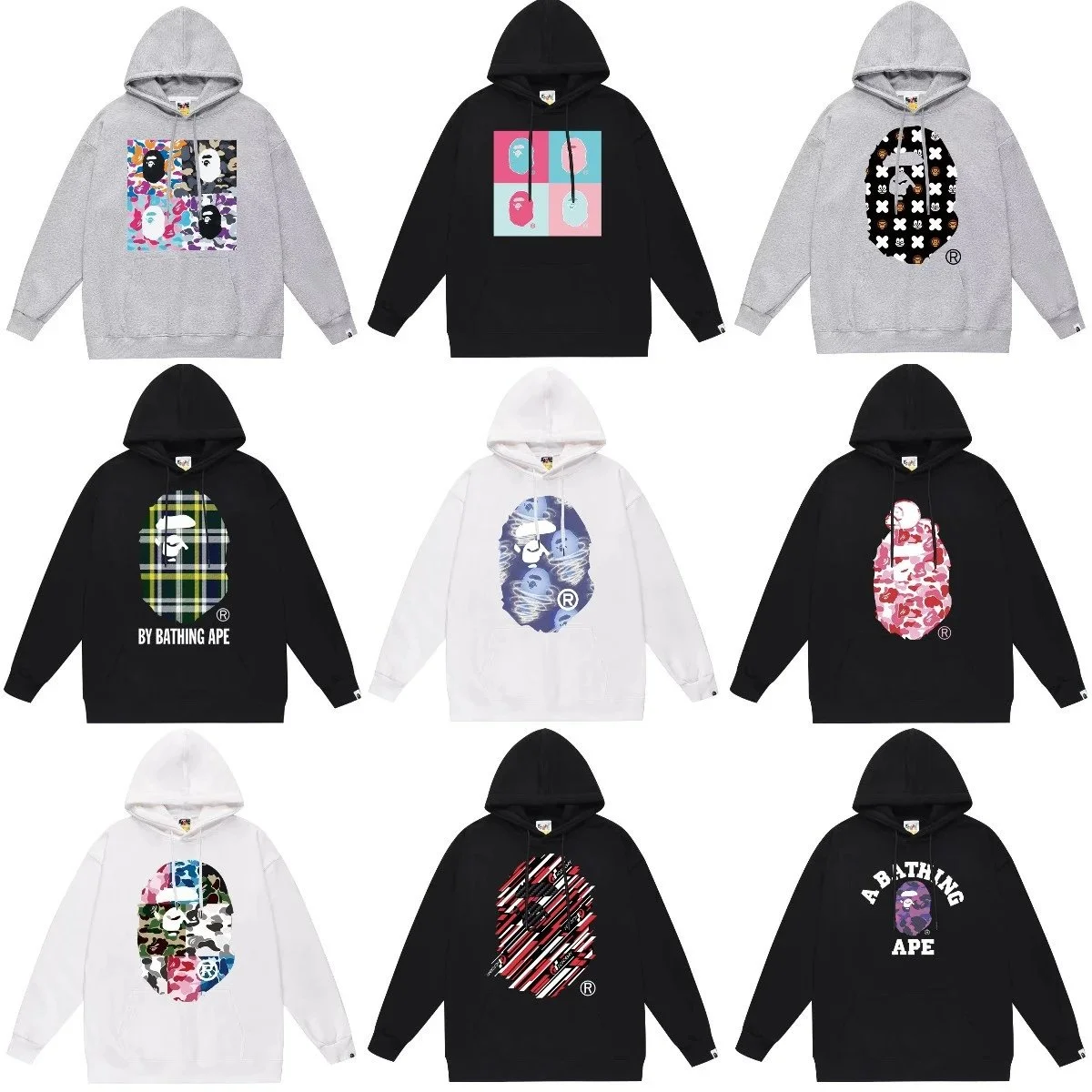 BAPE Ape Head Hoodie [9 Styles]