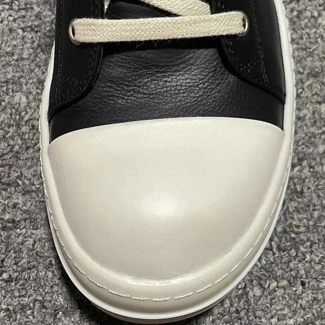 Rick Owens Boots Leather High-Top Lace-Up with Side Zip product detail image 9