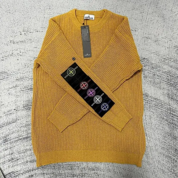 Stone Island Knit Sweater Lime Green - 11