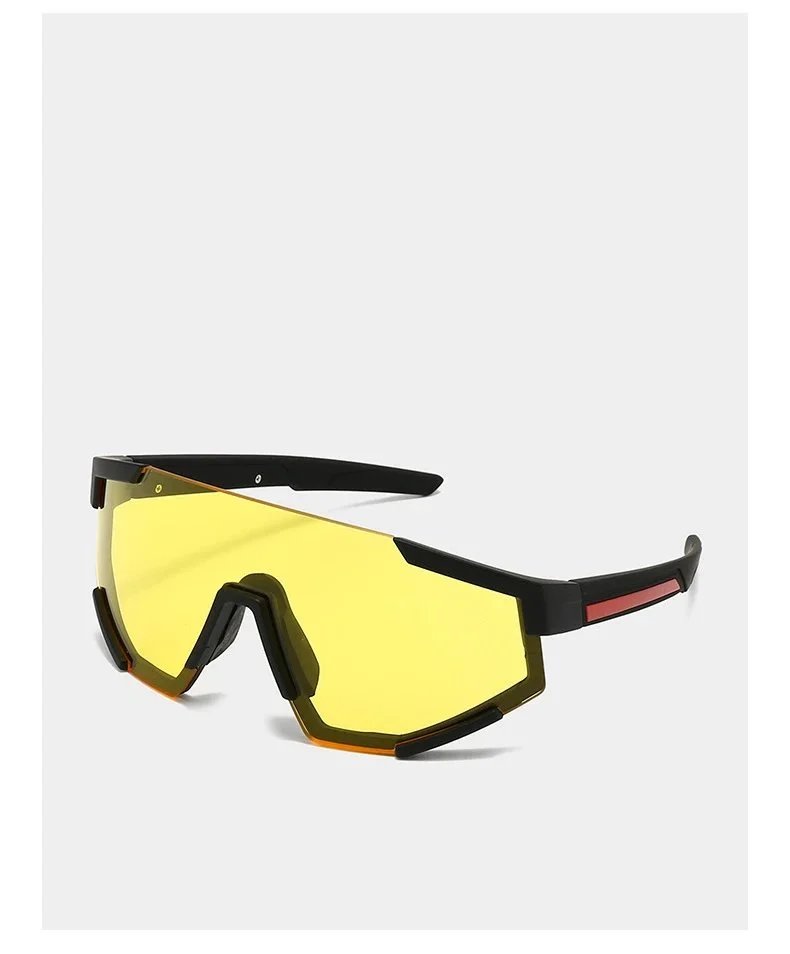 Design Geometric Frame White Sunglasses Eyewear - 8