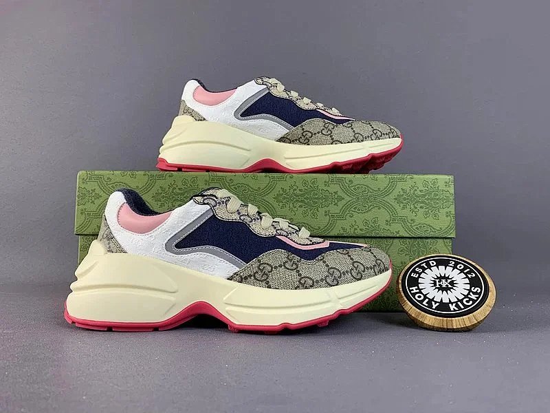 Gucci Rhyton NY Yankees White Chunky Sneakers product detail 2 in Litbuy spreadsheet finds