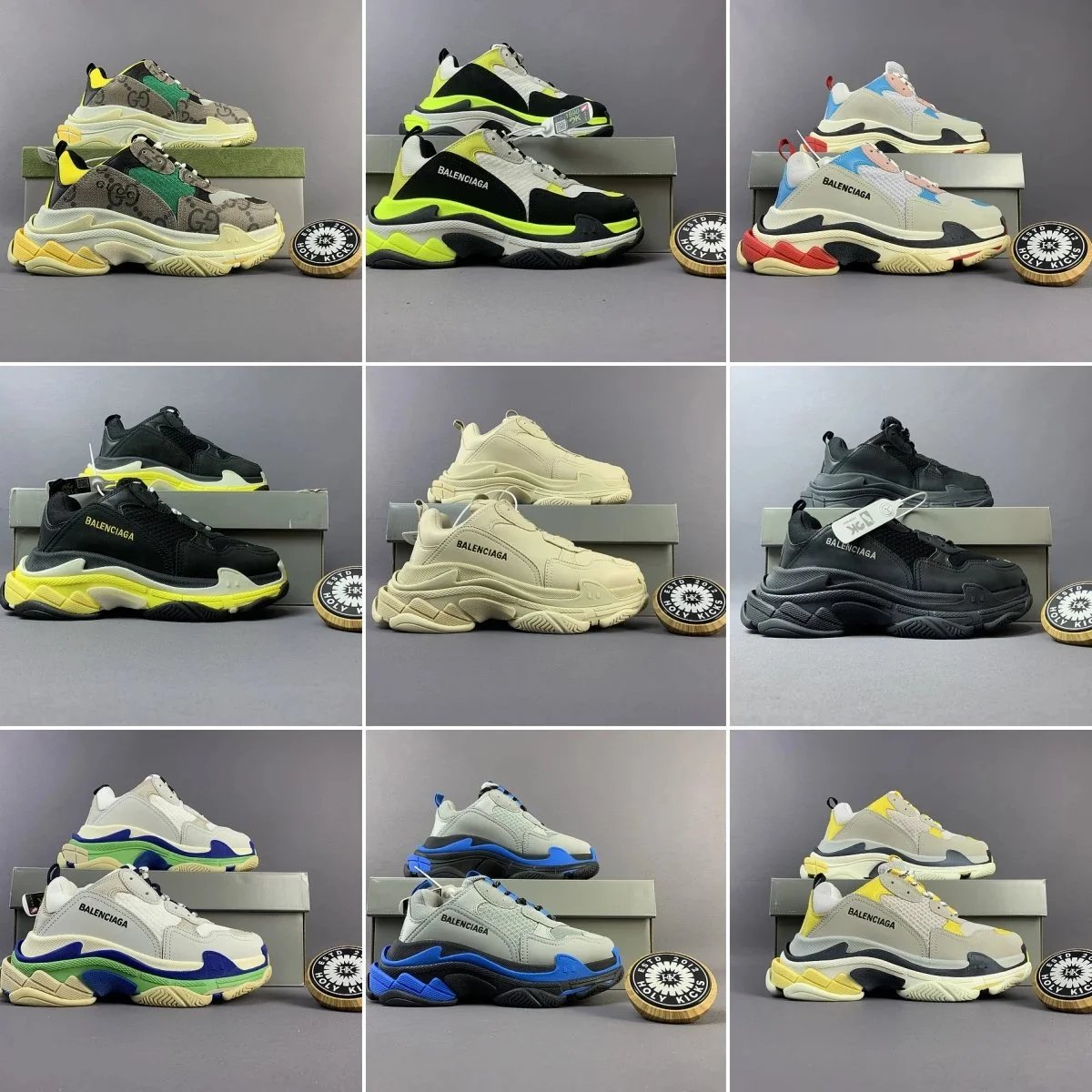 Balenciaga Triple S Sneakers Multi-Colorway