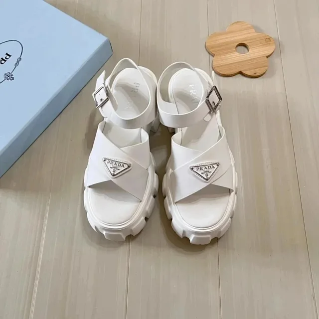 Prada Sandals Logo Plaque product detail image 4