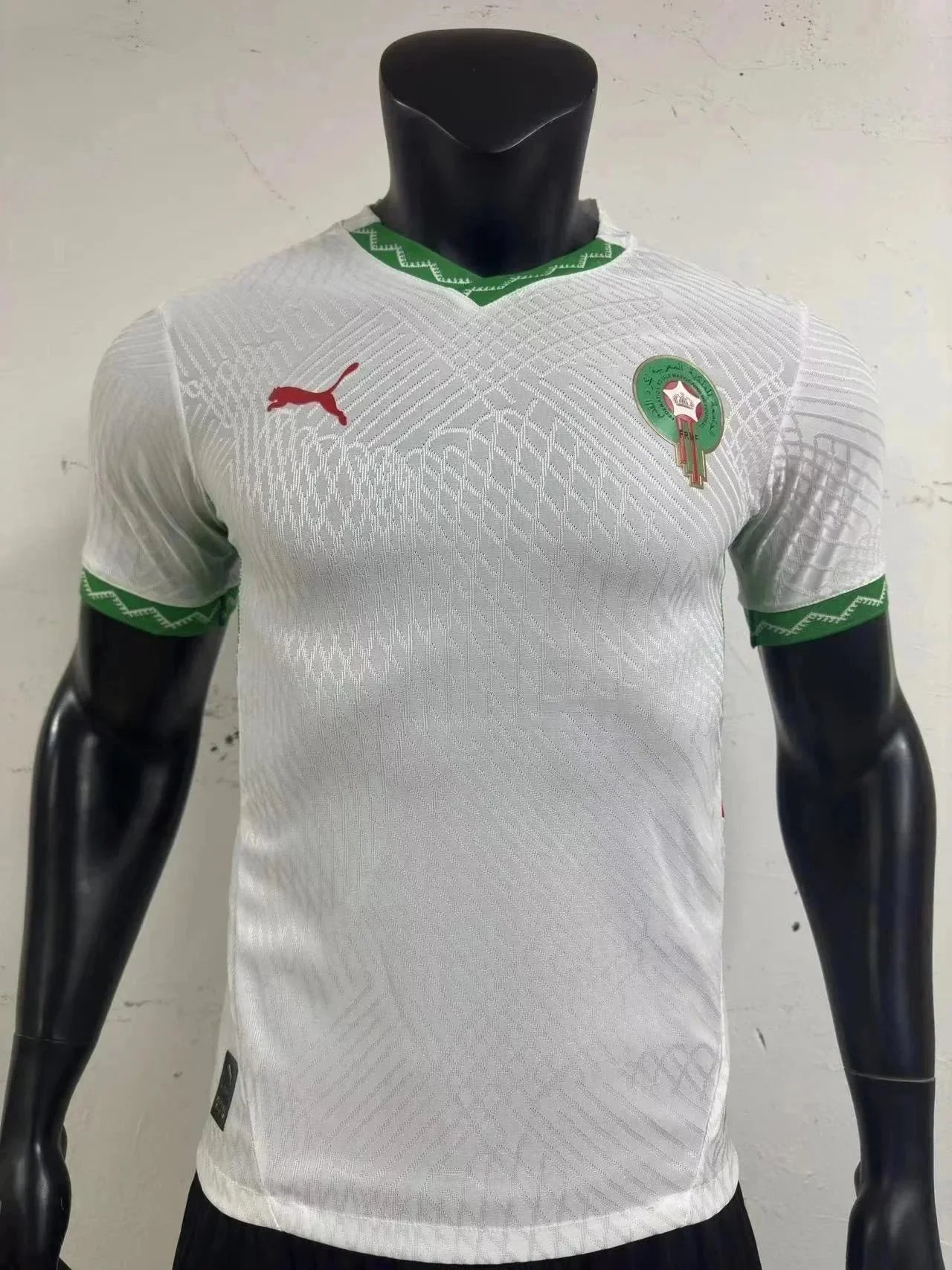 Puma Puma Morocco National Team Away Jersey - White/Green White