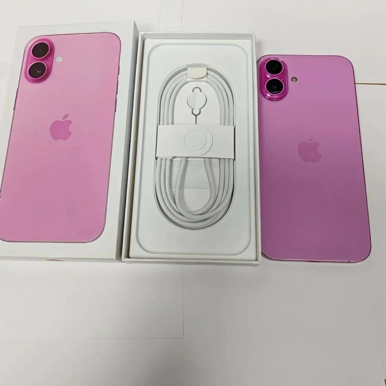 Apple Dual-Camera Smartphone — iPhone 16 plus Pink