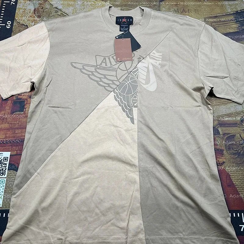 Air Jordan Graphic Panel T-Shirt Beige product detail 2 in Litbuy spreadsheet finds