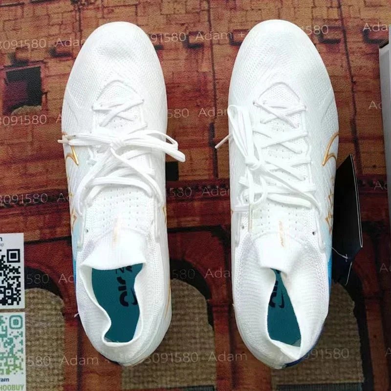 Nike Mercurial Superfly VIII Elite White Gold Stars Football Cleats Running Shoes product detail 2 in Litbuy spreadsheet finds