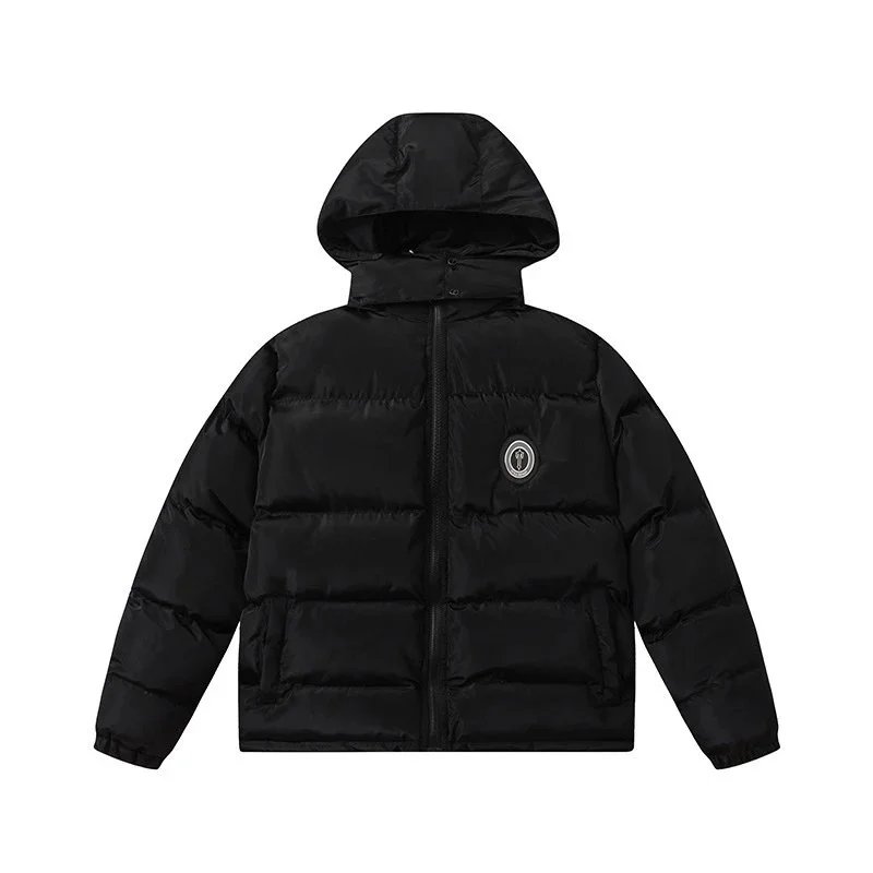 Trapstar Black Puffer Hooded Jacket