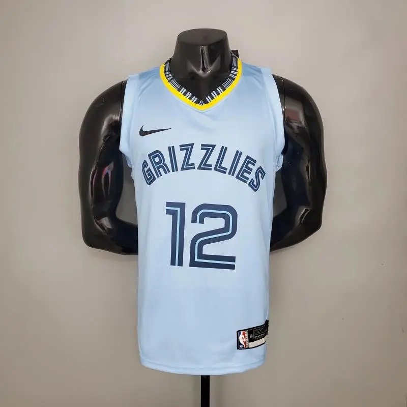 Nike Vancouver Grizzlies 12 Teal Retro Basketball Jersey