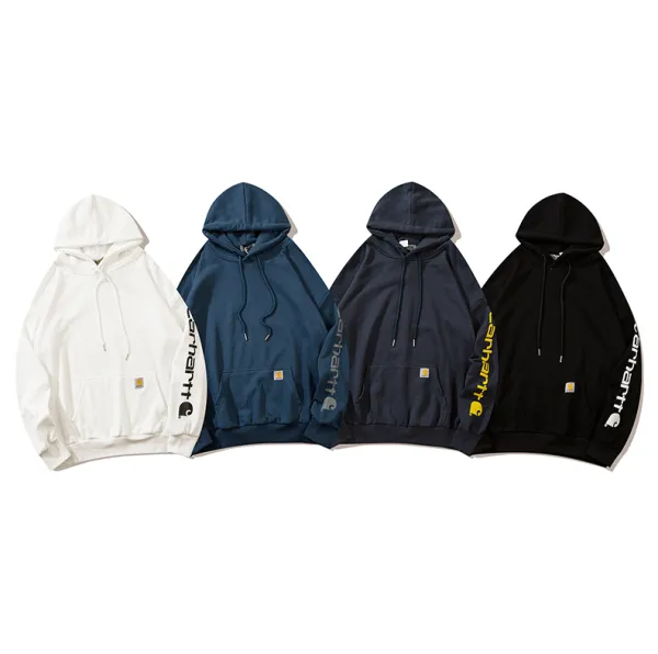 Carhartt Work In Progress Script Logo Hoodie White - 6