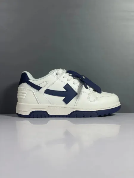 Off-White Arrow Low White/Navy Sneakers - 1