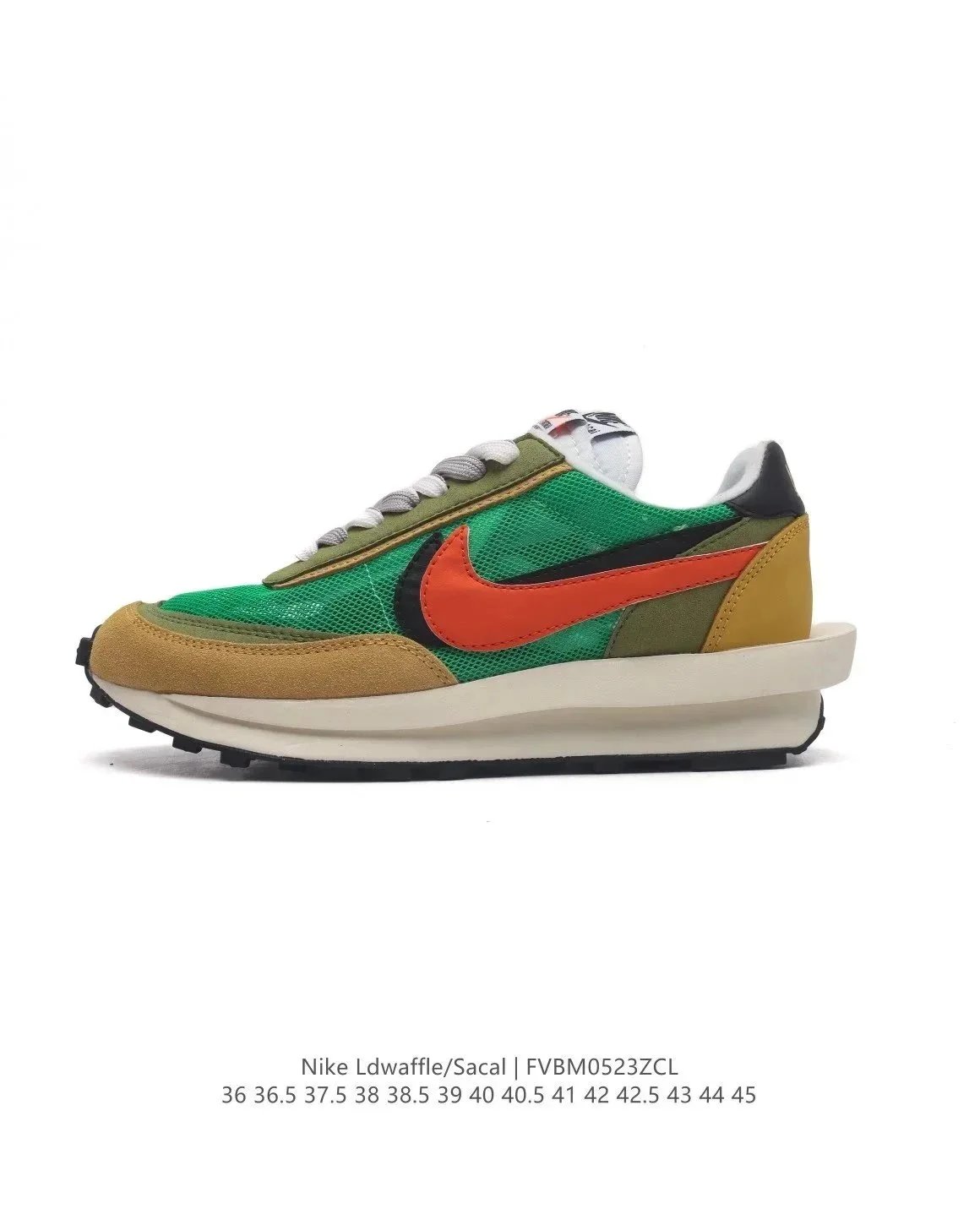 Nike x Fragment Design x Sacai LDWaffle Navy Sneakers - 10