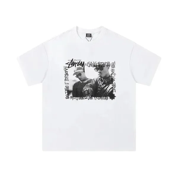 Stüssy Dice Print Navy T-Shirt - 11