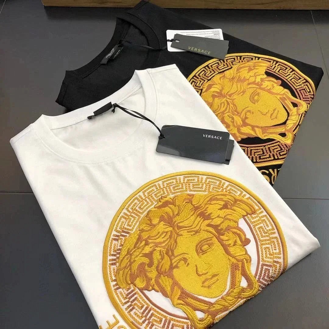 Versace Medusa Logo Black T-Shirt product detail 3 in Litbuy spreadsheet finds