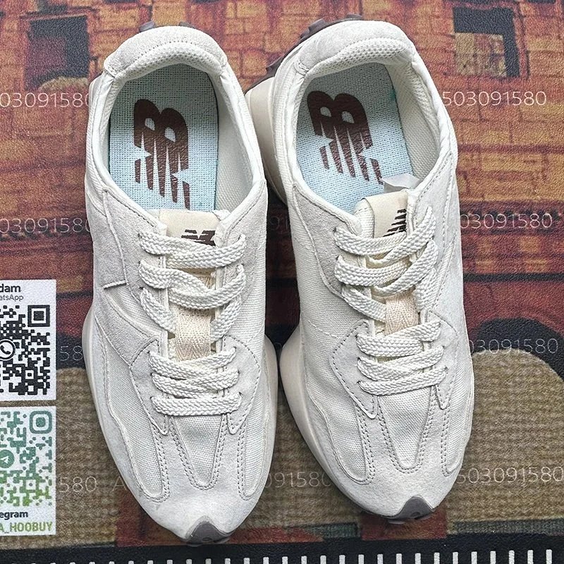 New Balance 327 Gray Blue Suede Sneakers Chunky Sneakers product detail 3 in Litbuy spreadsheet finds