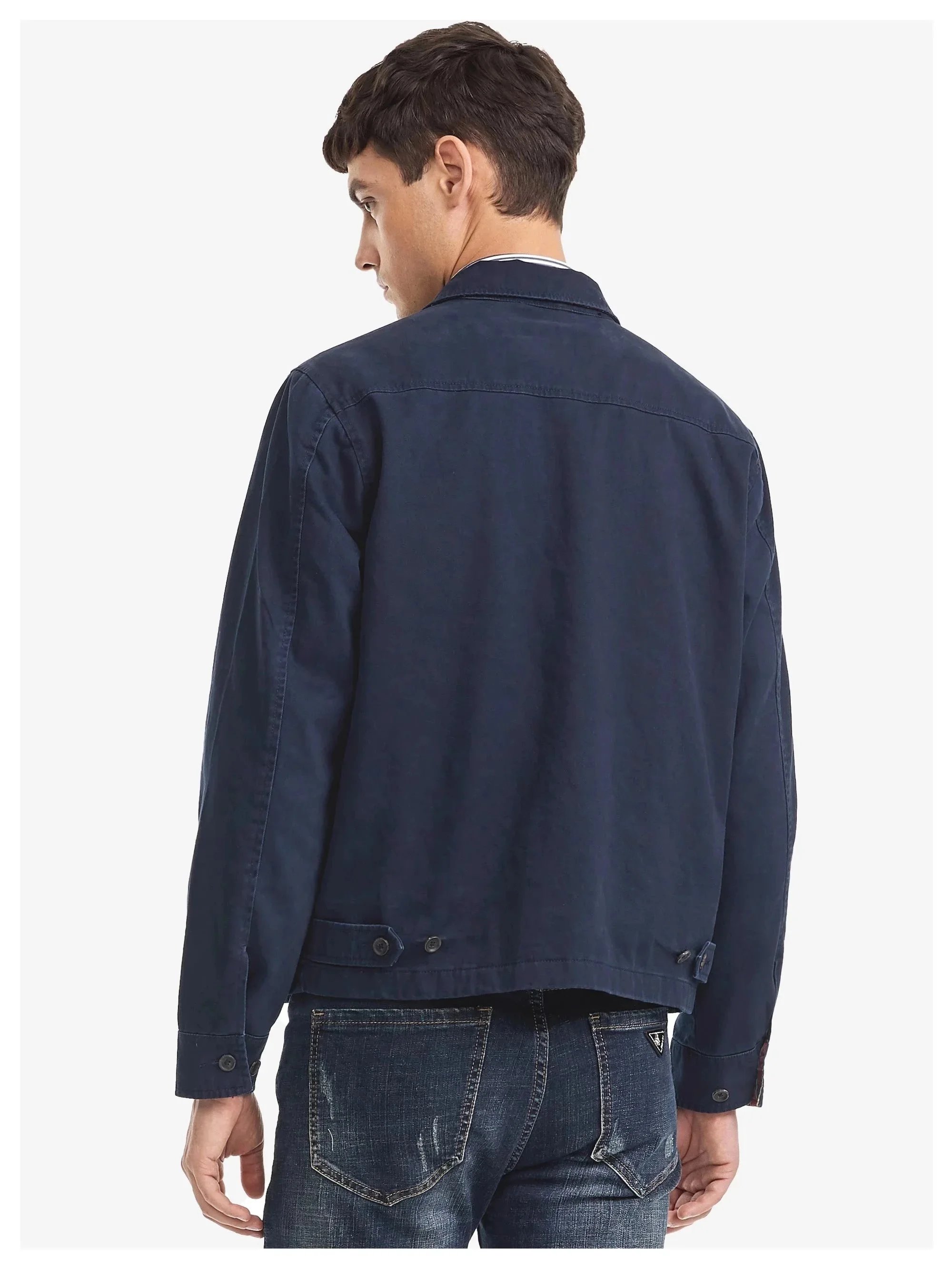 Polo Ralph Lauren Classic Fit Zip-Up Jacket Beige Navy Black Burgundy Collar Casual