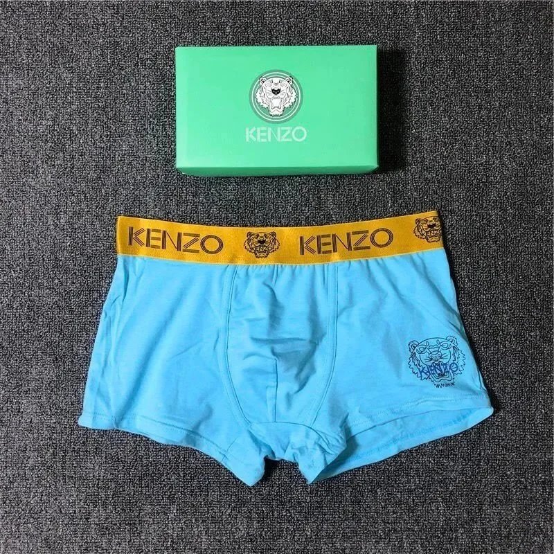 Kenzo Kenzo Blue Underwear with Tiger Logo Blue