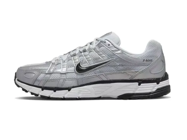 Nike P-6000 White/Black Sneakers - 6