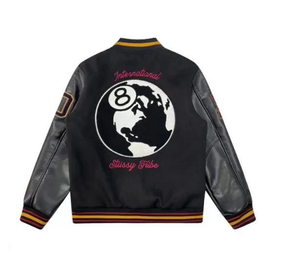 Stüssy Sport Varsity Jacket Black - 7