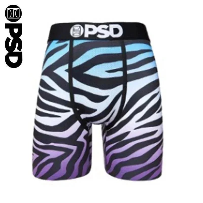 PSD PSD Zebra Print Boxer Briefs in Blue/Purple Gradient Multicolor