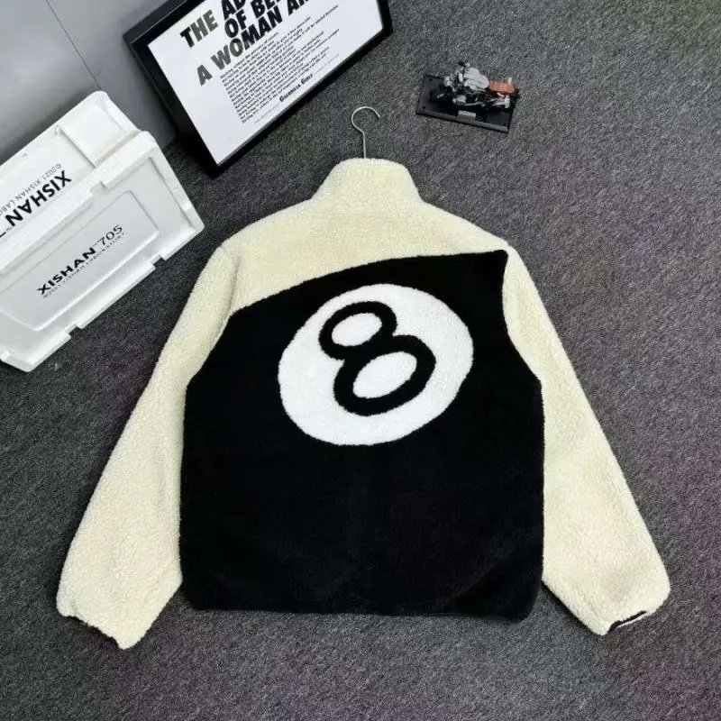 Stussy Sherpa Fleece Jacket Black Casual
