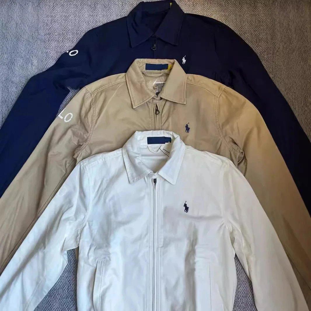Polo Ralph Lauren Off-White Classic Windbreaker Jacket