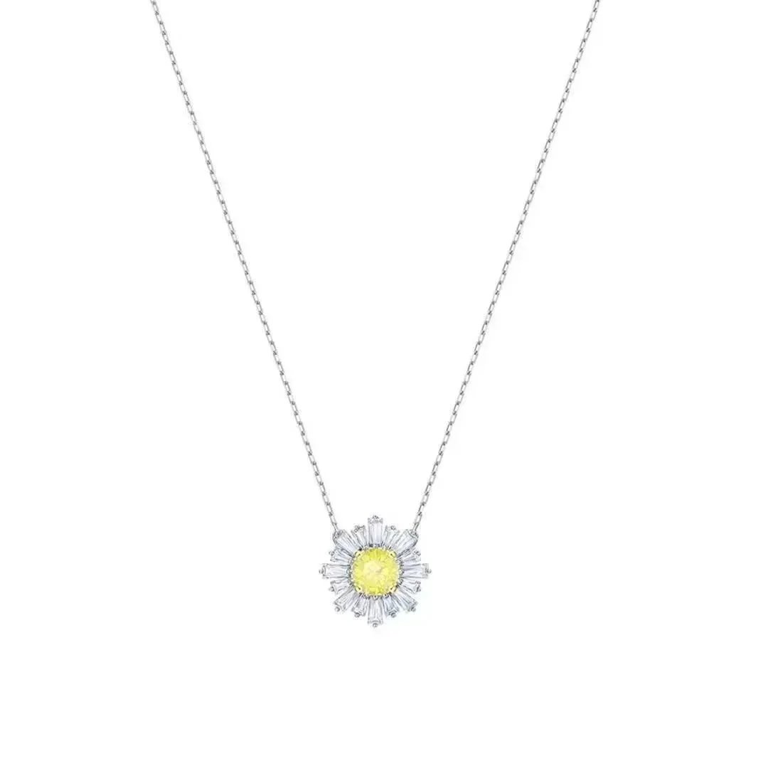 Swarovski Swarovski Sunflower Pendant Necklace Yellow