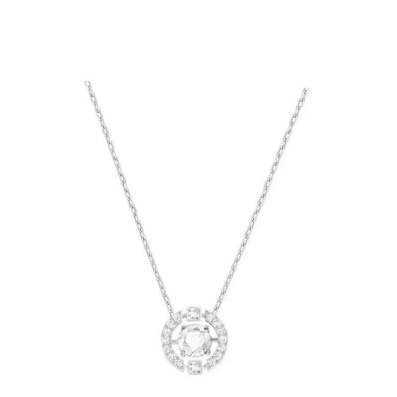 Swarovski Swarovski Sparkling Circle Necklace Silver