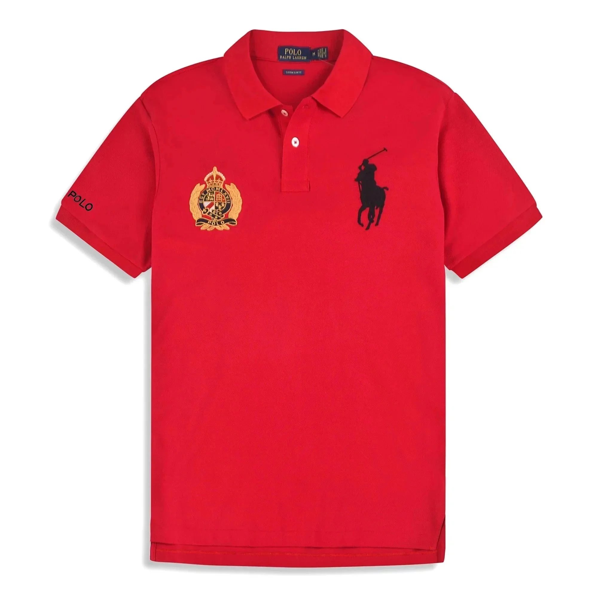 Polo Ralph Lauren Classic Fit Polo Shirt Red Navy White Green Black Dark Green
