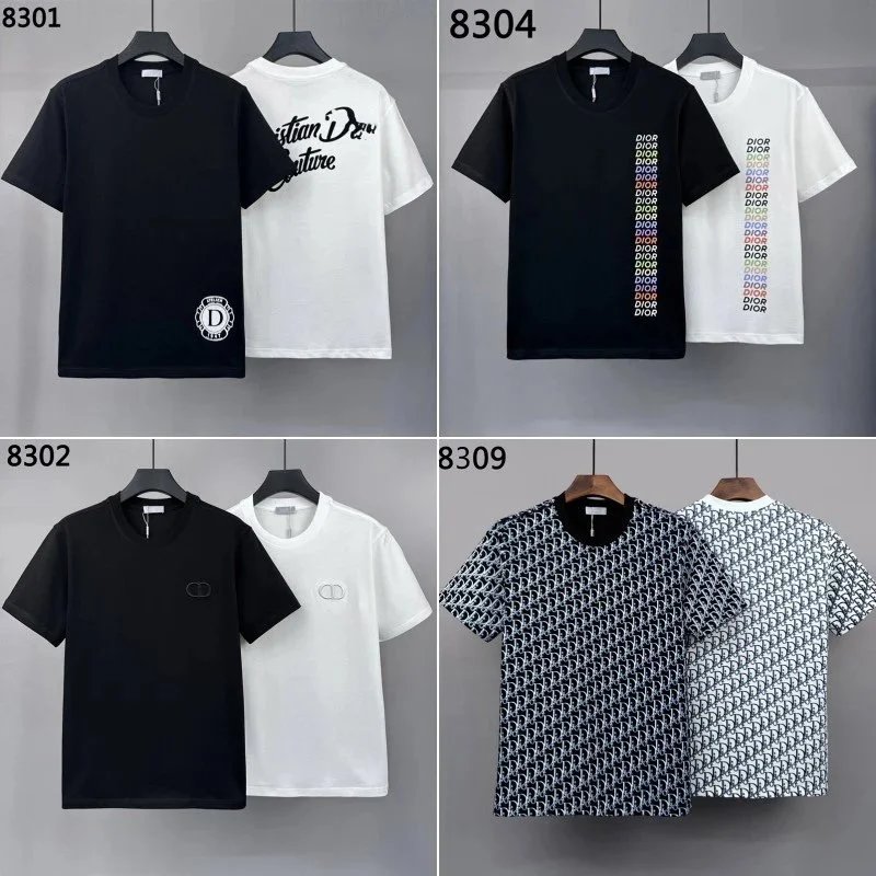 Dior Oblique & Logo Print T-Shirt - 002109