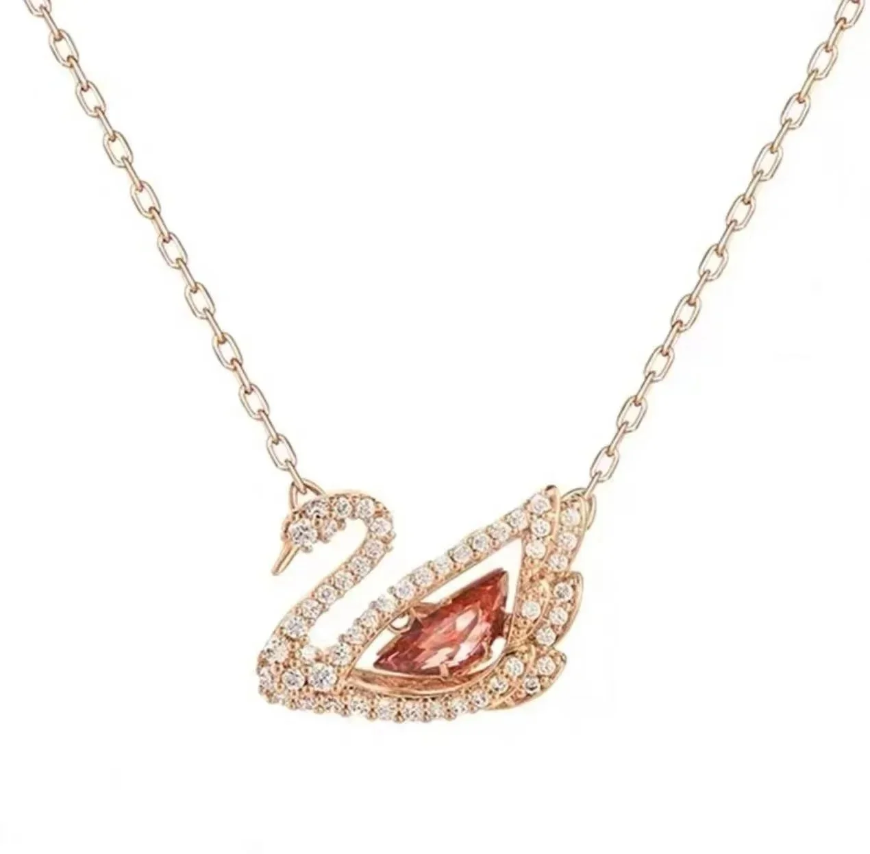 Swarovski Swan Pendant Necklace