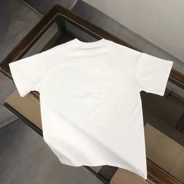 Prada T-Shirts Short-Sleeve Logo Print product detail image 6