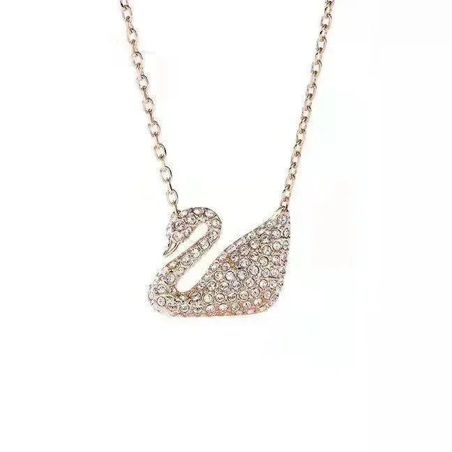 Swarovski Swarovski Crystal Swan Necklace Silver