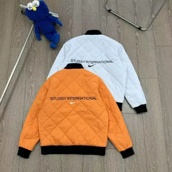 Stüssy x Nike Reversible Bomber Jacket Orange/Black - 7