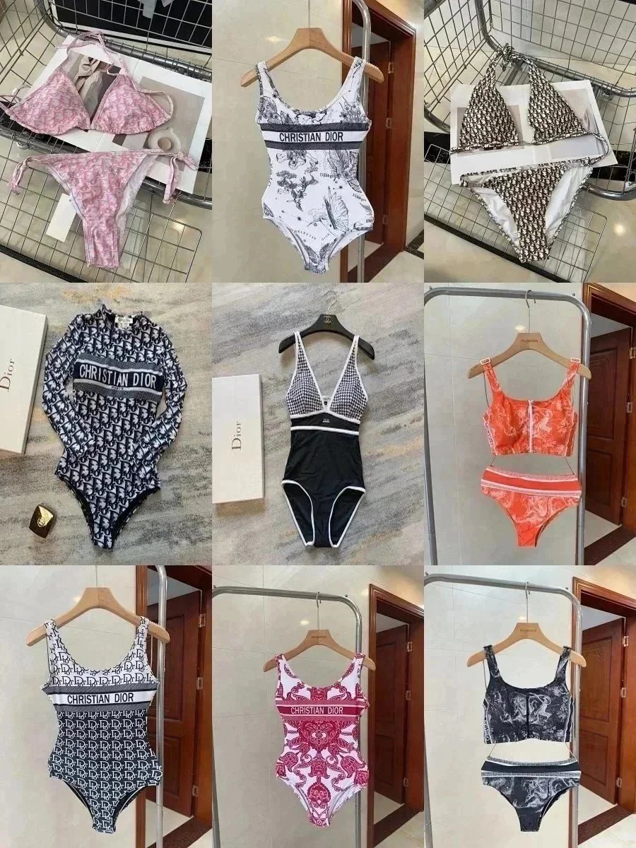 Dior Oblique Bikini Swimsuit S