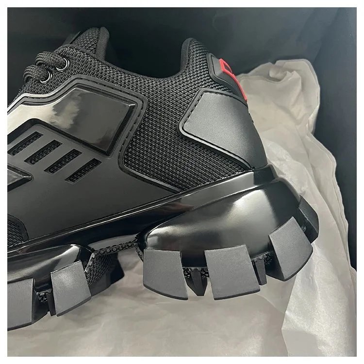Prada Cloudbust Thunder Black and White Chunky Sneakers - 3