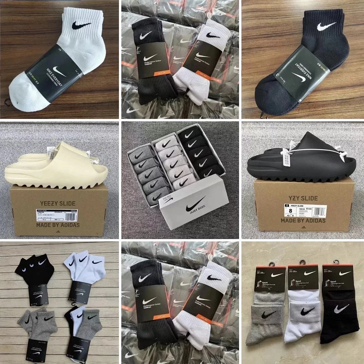 Nike Performance Cotton Cushioned Socks Black and White product detail 2 in Litbuy spreadsheet finds