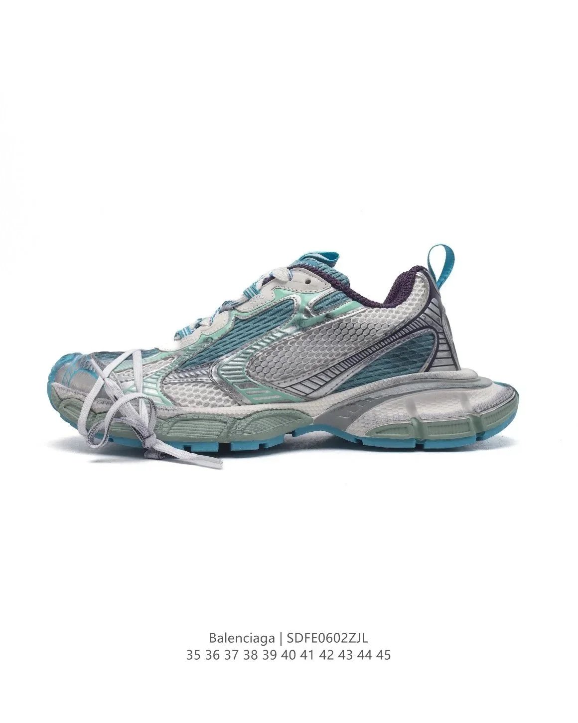 Balenciaga Runner JHGL0708ZJL Black Mesh Sport Sneakers