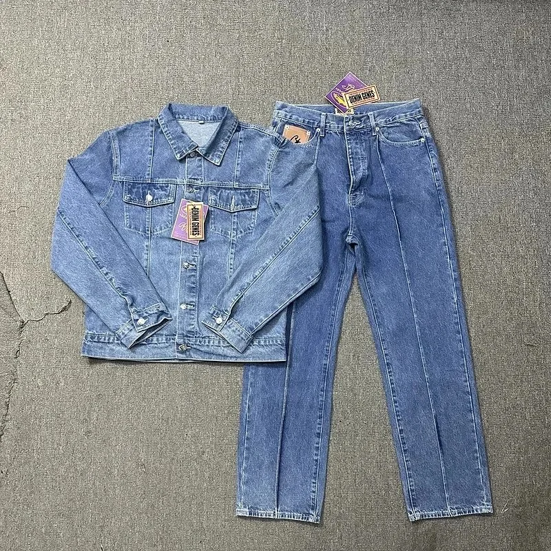 Corteiz Denim Jacket and Jeans Set