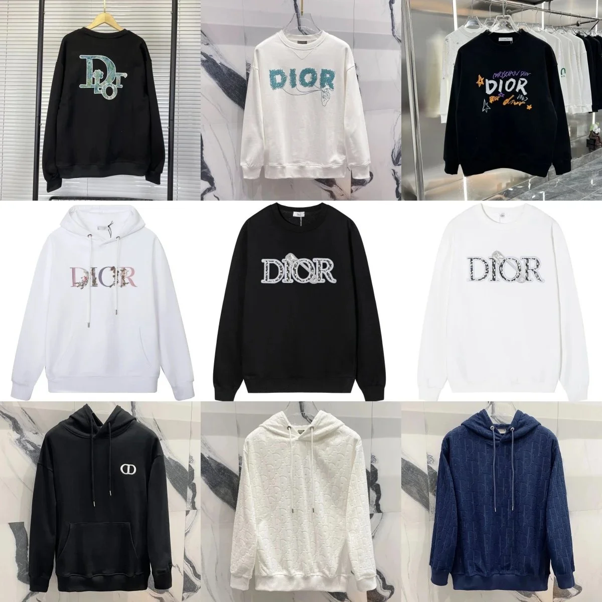 Dior Oblique Hoodies & Sweatshirts [30+ styles]