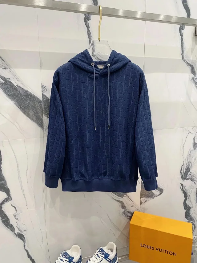 Dior Hoodies & Sweatshirts Hooded Sweatshirt with CD Logo or Oblique Pattern product detail image 6