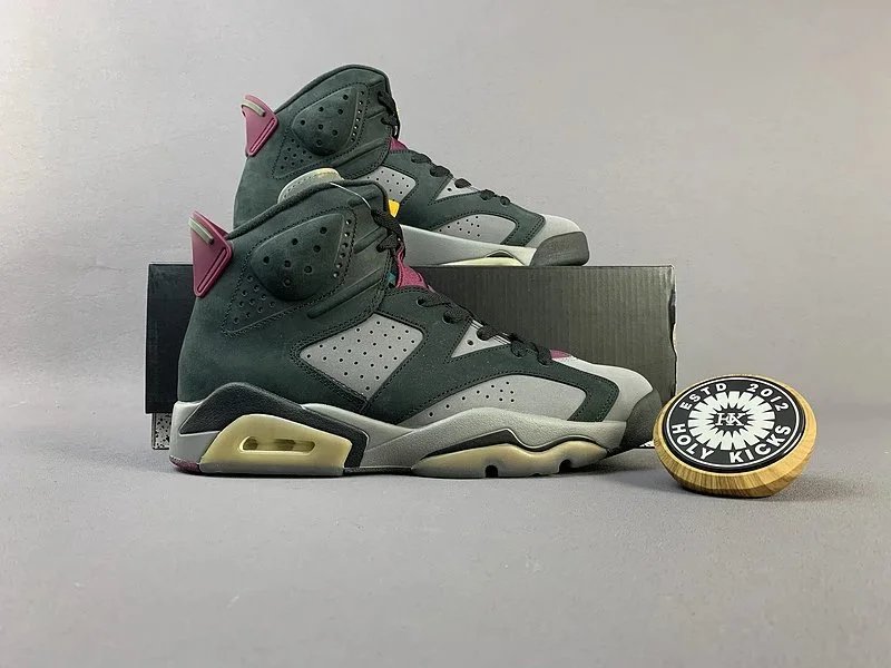 Nike Air Jordan 6 Black White Retro Basketball Sneakers