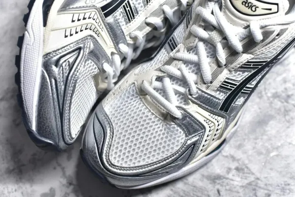 Asics Gel-Kayano 14 Silver Mesh Running Shoes - 11