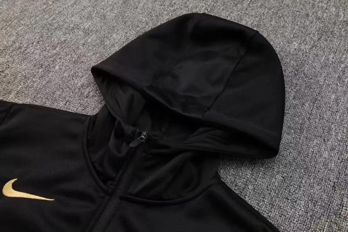 Nike FC Barcelona Black Hooded Track Suit