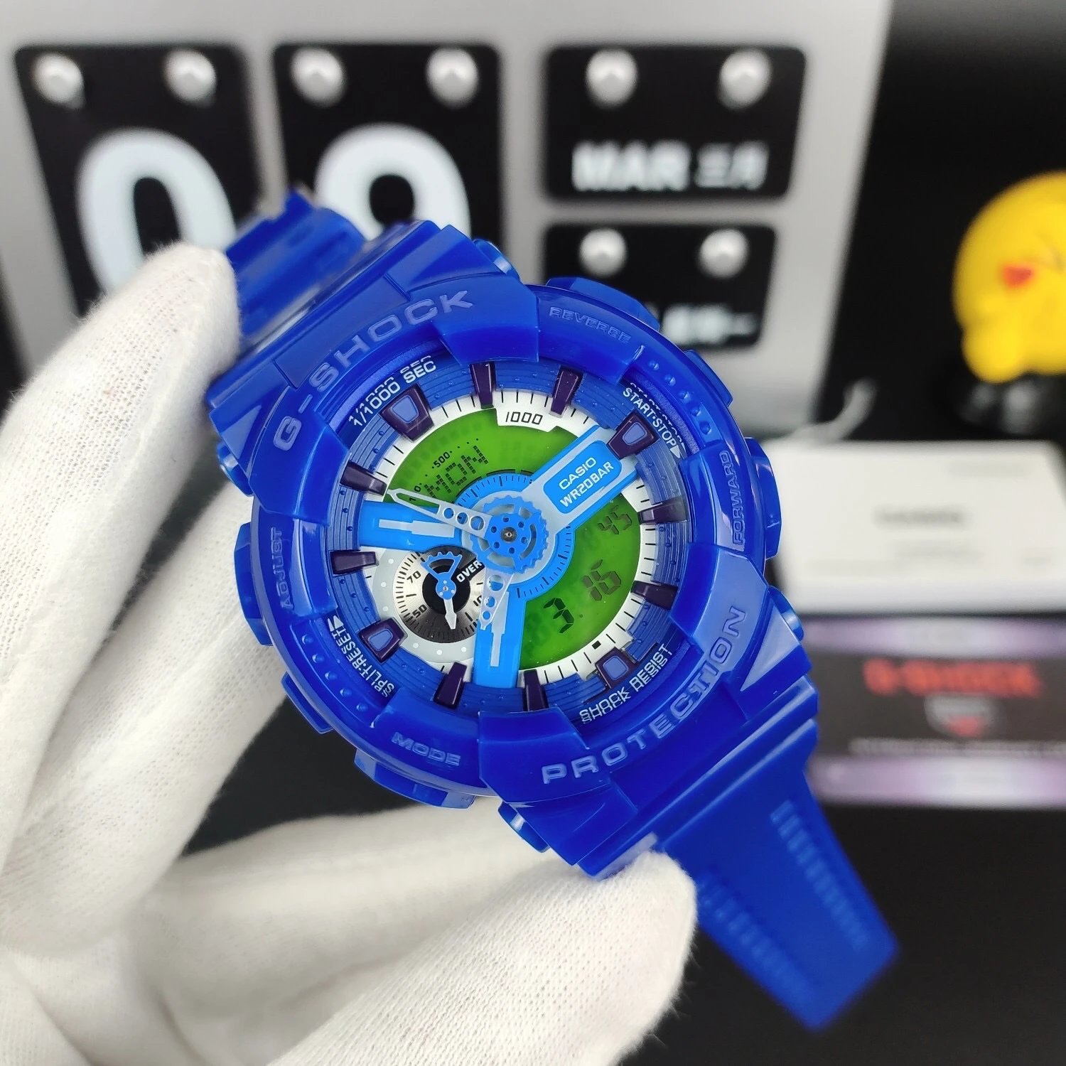 Casio Casio G-Shock Blue & Green Colorway Watch Blue