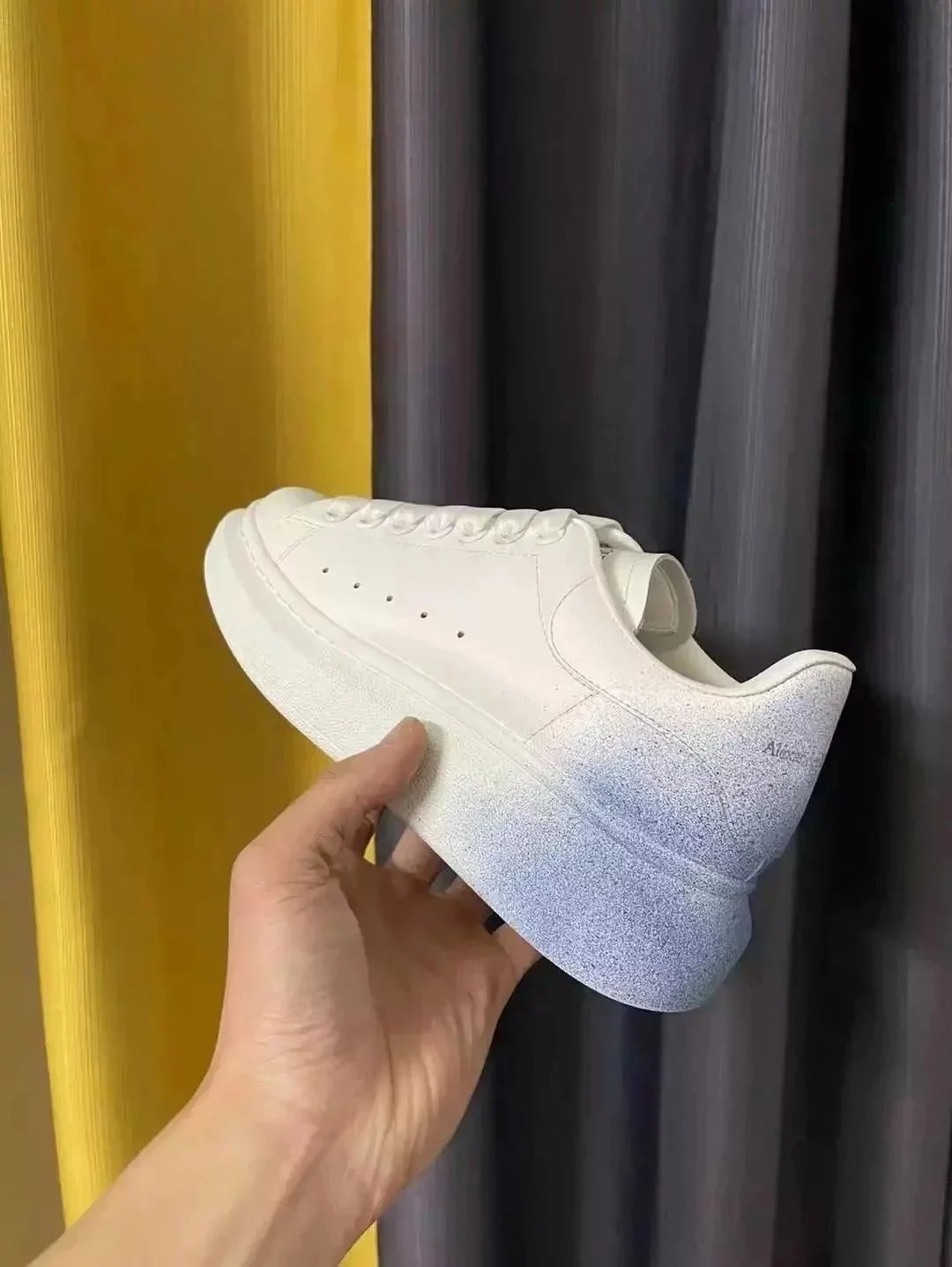 Alexander McQueen White Oversized Sneakers