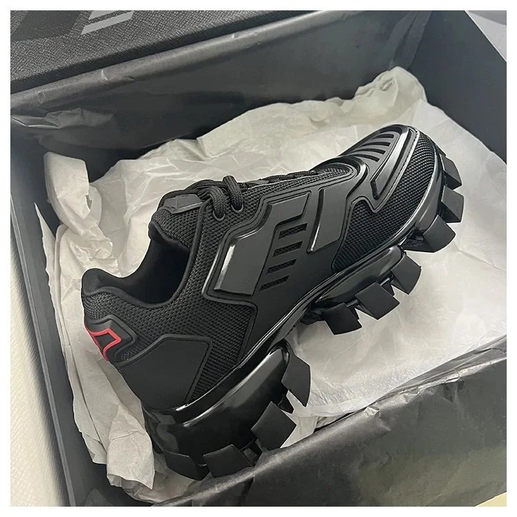 Prada Cloudbust Thunder Black and White Chunky Sneakers - 6
