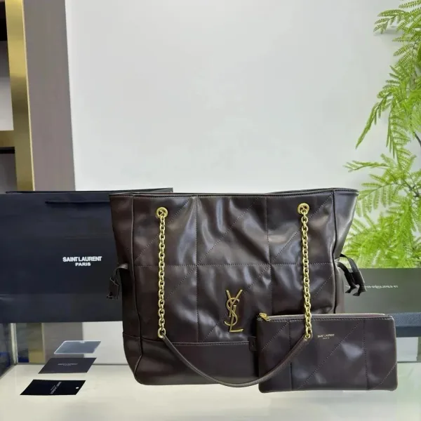 Saint Laurent Lou Camera Bag Black Quilted Leather Crossbody Bag - 5