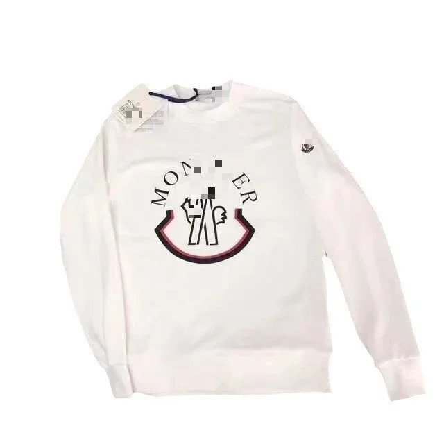 Moncler Logo Black White Oversized Sweatshirt